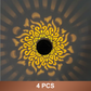 ☀️ Solární mandala lampa na zahradu a terasu - 2v1: stojací lampa a nástěnná lampa✨🏡
