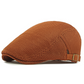 🧢 ČASOVĚ OMEZENÁ AKCE 50% SLEVA! 🍂 Prodyšná plochá čepice s nastavitelným páskem – síťovaná tkanina, klasický styl ivy cap 🍁