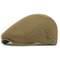 🧢 ČASOVĚ OMEZENÁ AKCE 50% SLEVA! 🍂 Prodyšná plochá čepice s nastavitelným páskem – síťovaná tkanina, klasický styl ivy cap 🍁