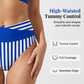 👙 Barevně blokované bikiny S-3XL: Stylové a tvarující dvoudílné plavky2 🌊