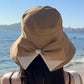 🌞 Chraňte se před sluncem – Dámský skládací slaměný klobouk s mašlí – platba na dobírku 👒