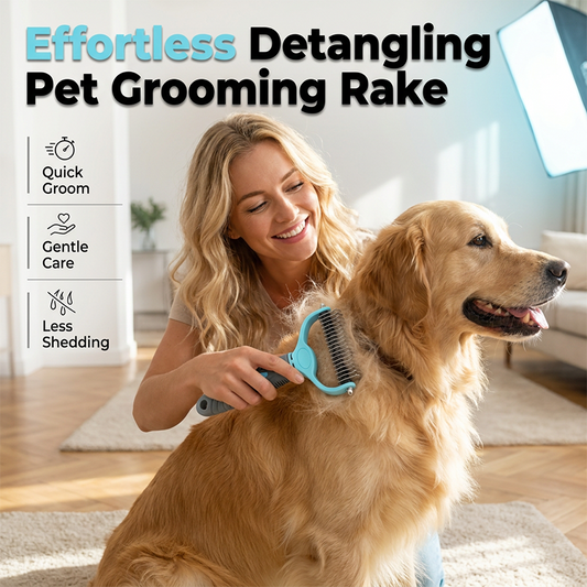 🐾 Jemně odstraňte podsadu a zacuchání – Profesionální hřeben na odstraňování podsady pro domácí mazlíčky – platba na dobírku ✨