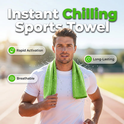 ❄️ Ochlazujte se okamžitě – Okamžitě chladivý sportovní ručník – platba na dobírku 🏋️