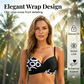 Dámské push-up bikini set – křížový design, tvarující pásek – S–2XL – pláž / léto