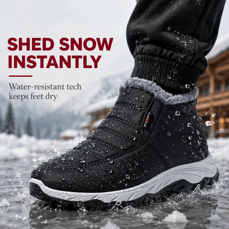 ❄️  Warm Slip-On Snow Boots – Cosy Comfort & Winter Protection