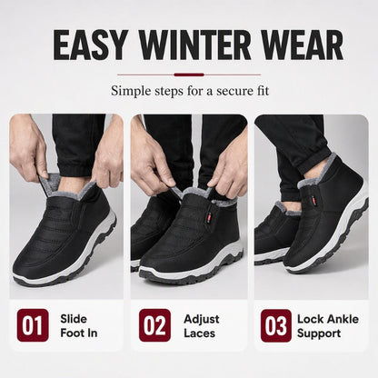 ❄️  Warm Slip-On Snow Boots – Cosy Comfort & Winter Protection