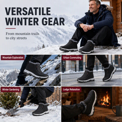 ❄️  Warm Slip-On Snow Boots – Cosy Comfort & Winter Protection
