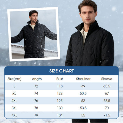 ❄️ Men's Stylish Warm Jacket & Pants Two-Piece Set