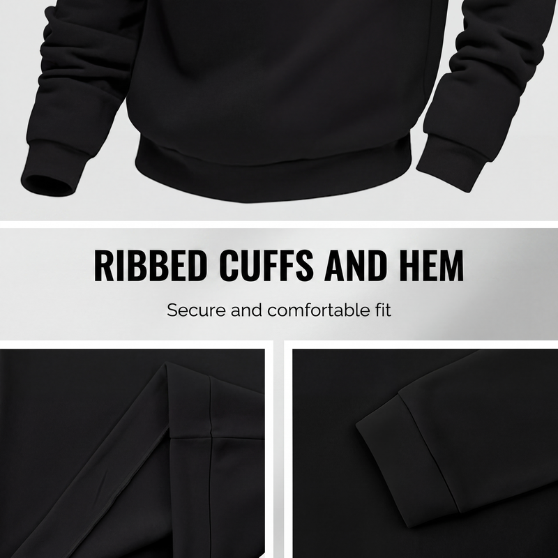 🖤Black Friday Sale:50% OFF🖤 🍂 Easy Everyday Comfort | Men's Warm-Lined Stand-Collar Quarter-Zip Pullover