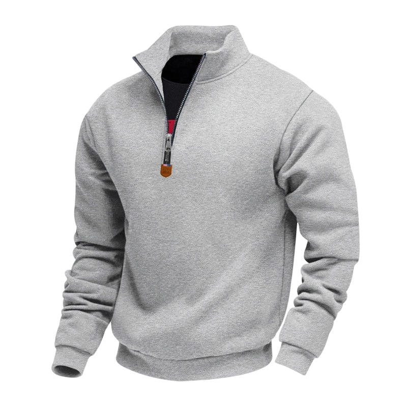 🖤Black Friday Sale:50% OFF🖤 🍂 Easy Everyday Comfort | Men's Warm-Lined Stand-Collar Quarter-Zip Pullover