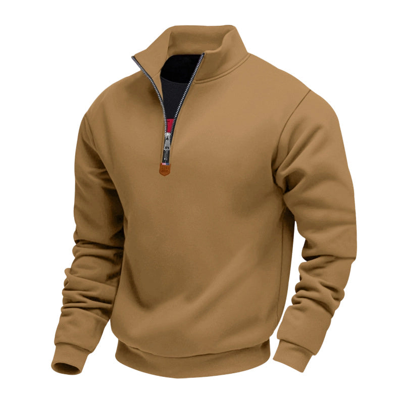 🖤Black Friday Sale:50% OFF🖤 🍂 Easy Everyday Comfort | Men's Warm-Lined Stand-Collar Quarter-Zip Pullover