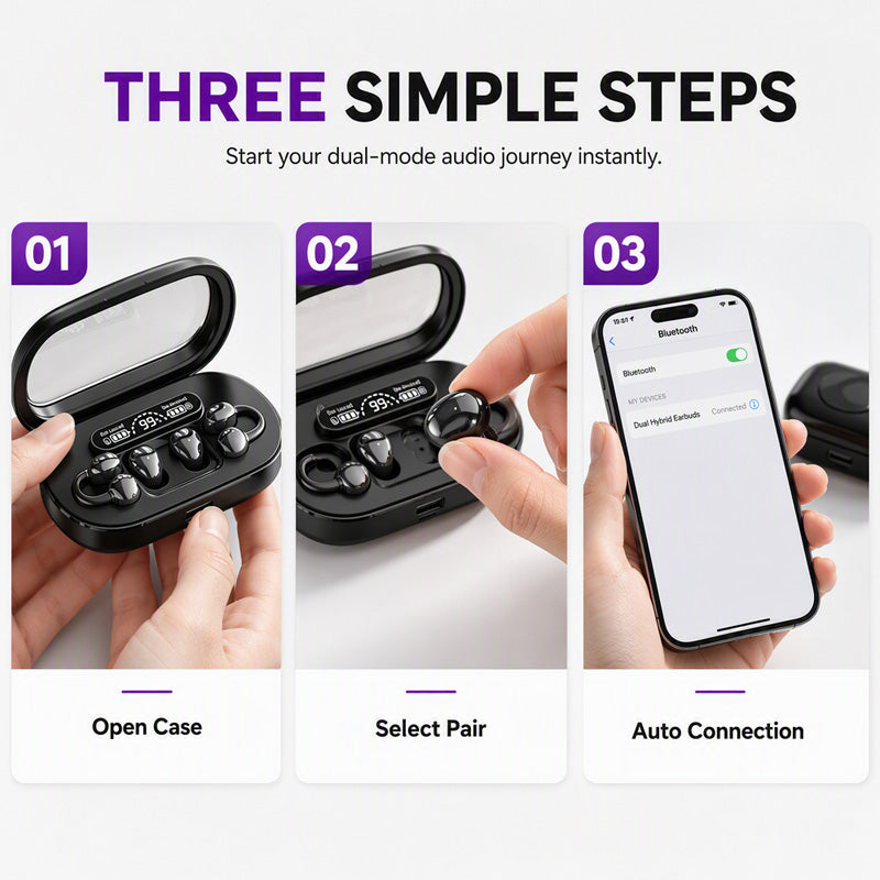 2-in-1 Wireless Earbuds with Digital Display-7