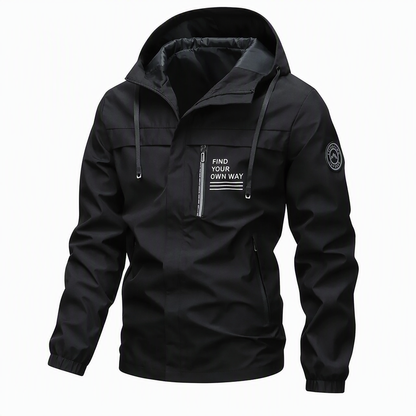⏳LAST DAY SALE ONLY ￡22.99!!🍁🧥 Men's Outdoor Windbreaker with Detachable Hood
