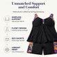 Women's Flowy Tankini Top and Shorts Swimsuit-1