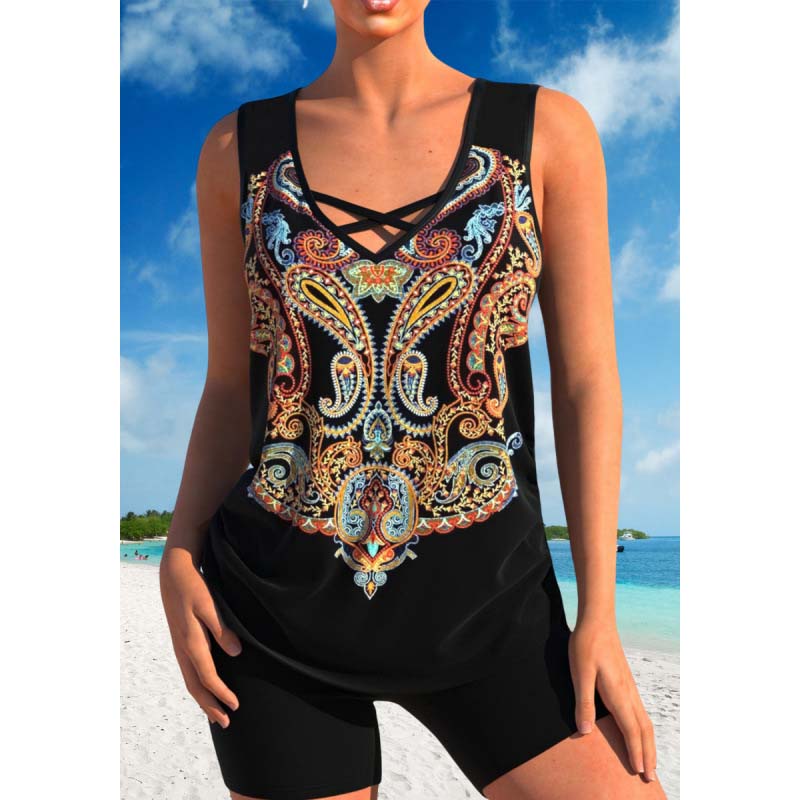Beachwear Athletic Two-Piece Bathing Suit for Women-3