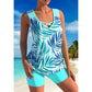 Beachwear Athletic Two-Piece Bathing Suit for Women-11