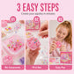 DIY Fried Ice Squishy Toy Kit with Cat Claw Design for Kids-7