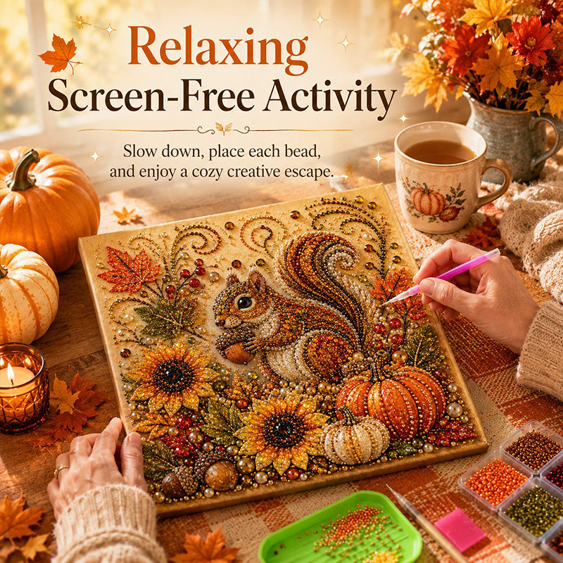 Autumn 3D Pearl Painting Kit-3