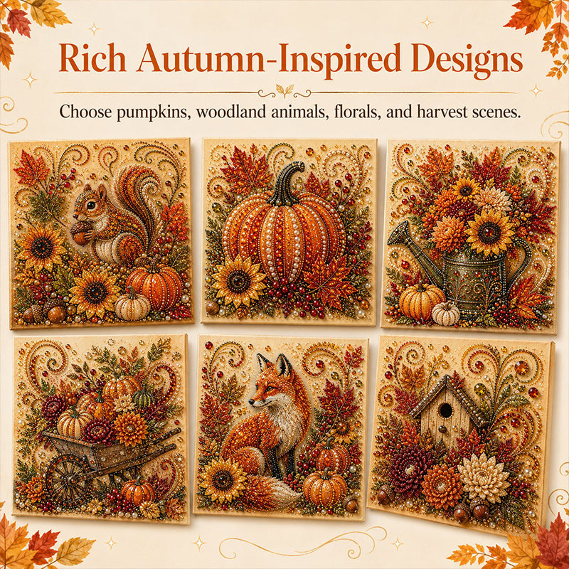 Autumn 3D Pearl Painting Kit-6