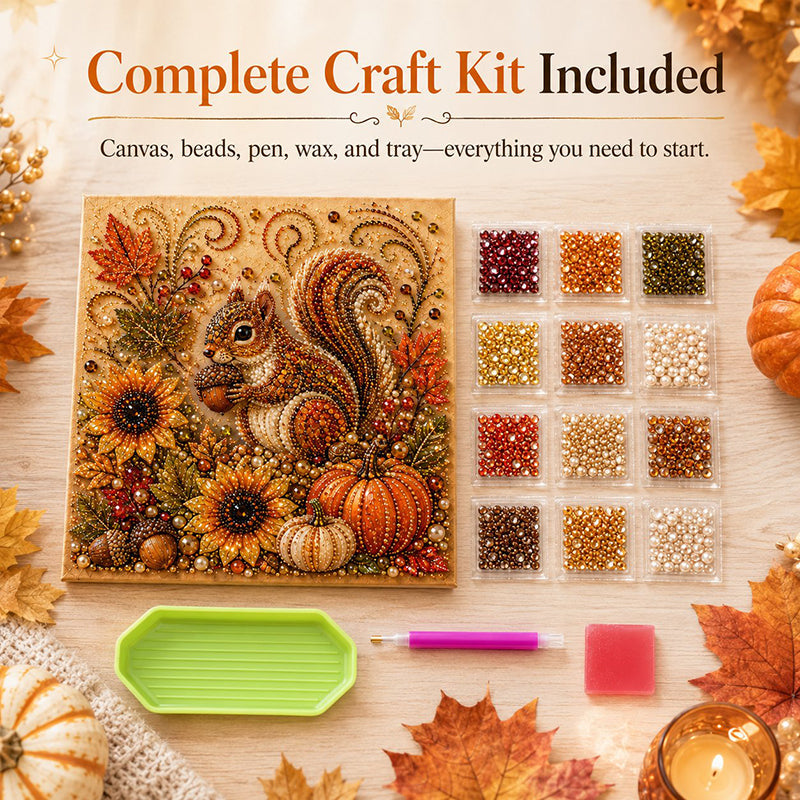 Autumn 3D Pearl Painting Kit-8