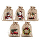 Christmas Burlap Gift Bags with Drawstring-1