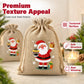 Christmas Burlap Gift Bags with Drawstring-5