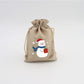 Christmas Burlap Gift Bags with Drawstring-11