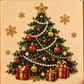 Christmas Pearl & Rhinestone Painting Kit-10