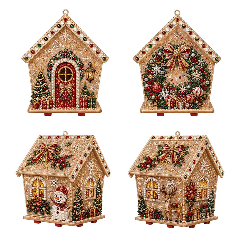 3D DIY Pearl Art Christmas Painting Kit-10