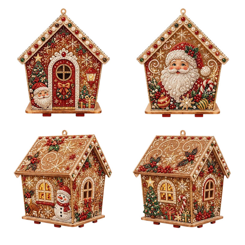 3D DIY Pearl Art Christmas Painting Kit-12