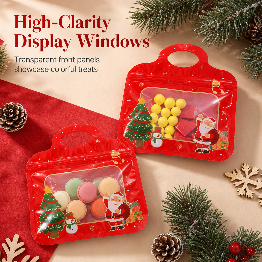 Christmas Self Sealing Gift Bags -3
