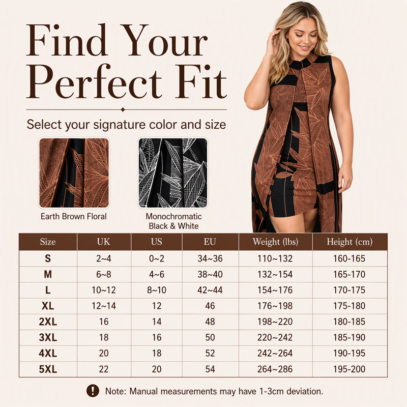 Women's Chic Sleeveless Faux 2-Piece Dress