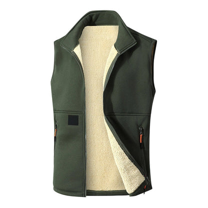 ❄️💕 Unisex Winter Plush-Lined Warm Vest