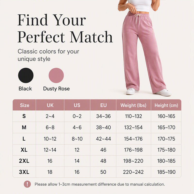 🏃‍♀️ Casual High-Waisted & Wide-Leg — Women’s Sweatpants 👖✨