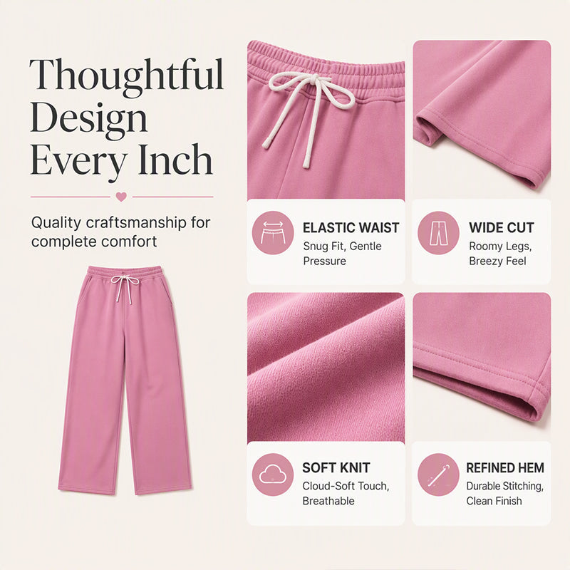 🏃‍♀️ Casual High-Waisted & Wide-Leg — Women’s Sweatpants 👖✨