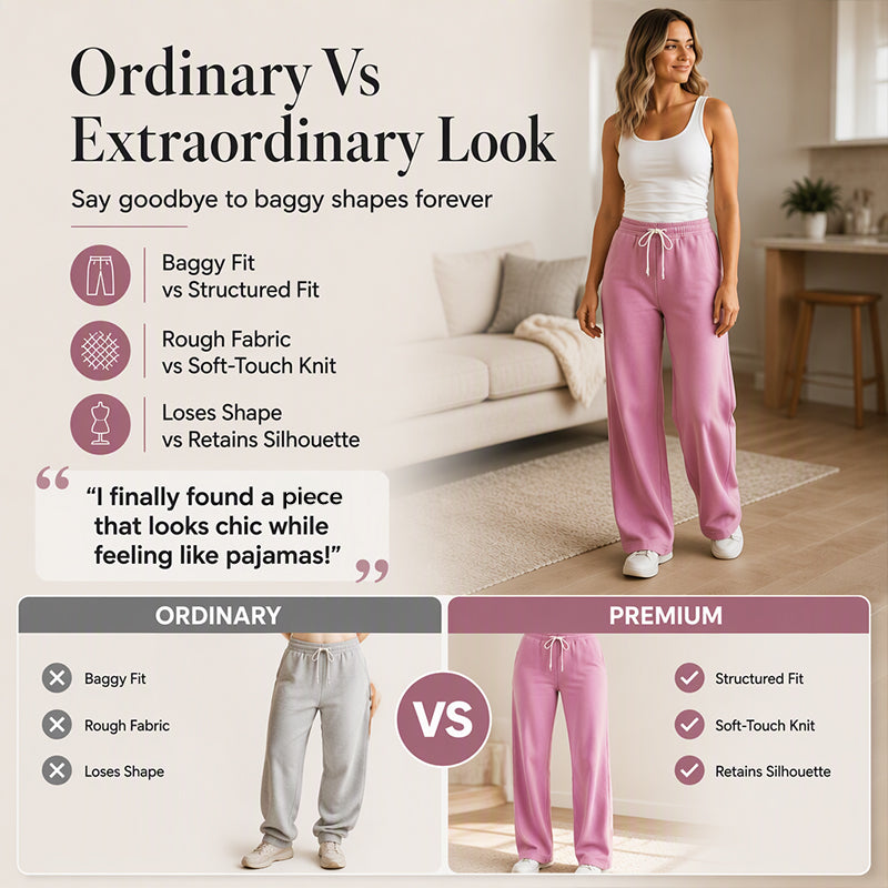 🏃‍♀️ Casual High-Waisted & Wide-Leg — Women’s Sweatpants 👖✨