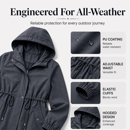 Everyday Outerwear!Women's Hooded Windbreaker ✨