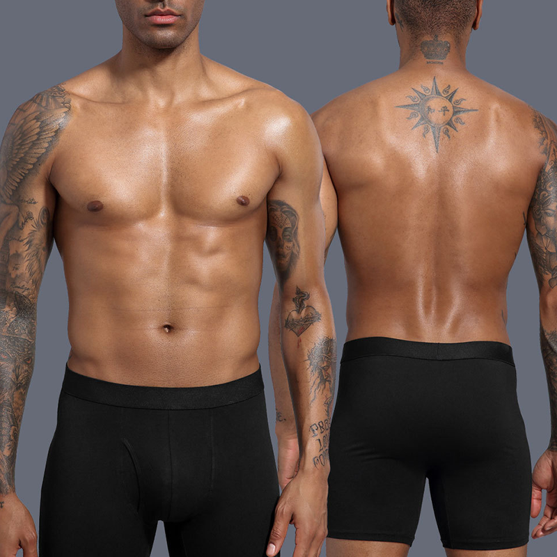 Men's Breathable Long Boxer Briefs