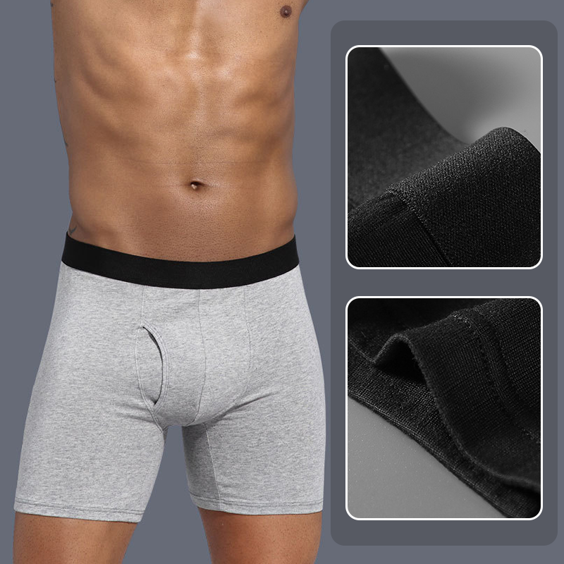 Men's Breathable Long Boxer Briefs