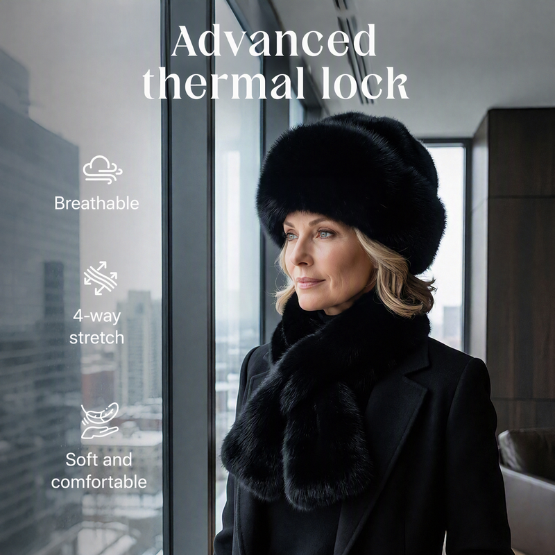 🎉This Week's Special Sales - 50% OFF✨ Winter Plush Scarf & Hat Set –Full Head & Neck Coverage, Blocks Severe Cold 🧣❄️