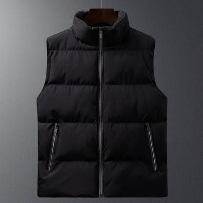 Men's Classic Stand Collar Padded Vest