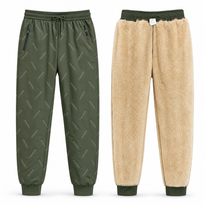 ✨Unisex Relaxed-Fit Sports Pants with Sherpa Lining