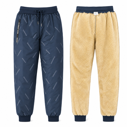 ✨Unisex Relaxed-Fit Sports Pants with Sherpa Lining