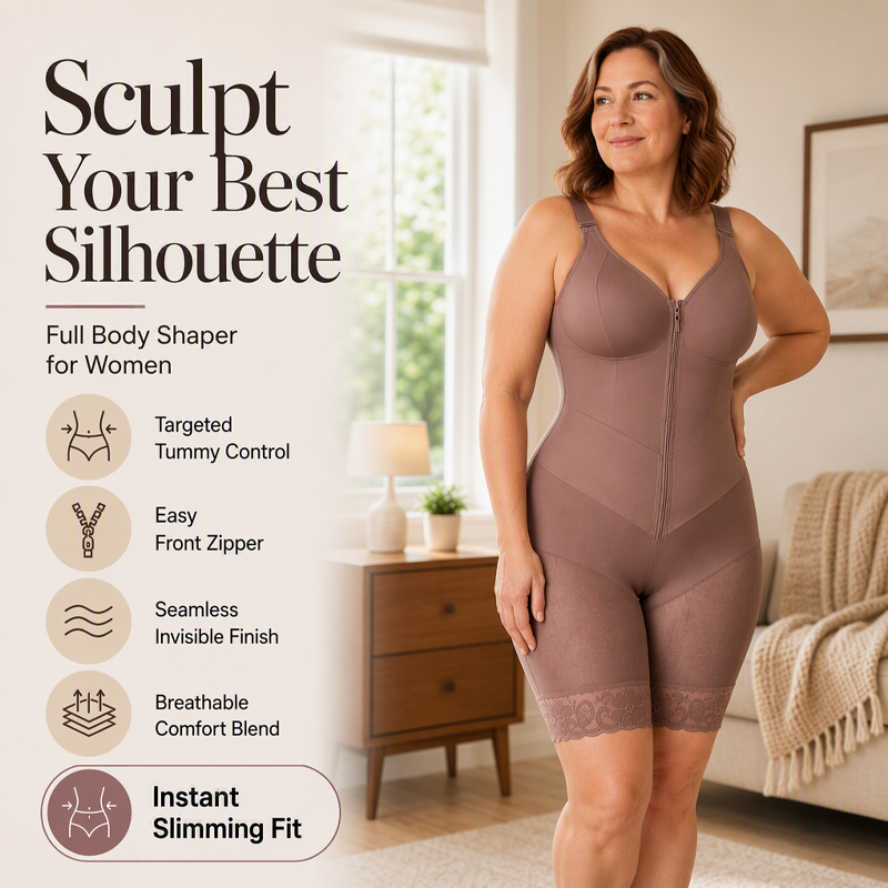 💖 Tummy Control Butt Enhancer Shapewear | Smooth Silhouette – Instant Shape & Lift ✨