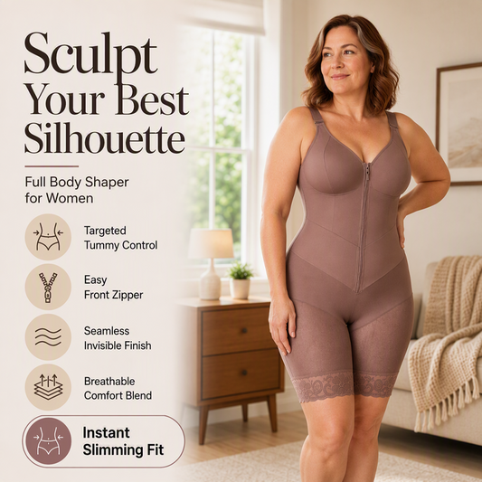 💖 Tummy Control Butt Enhancer Shapewear | Smooth Silhouette – Instant Shape & Lift ✨