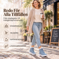 👢50 % rabatt🍂Vinterstövlar för damer med fleecefoder – lätta, värmande och stänkskyddade