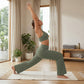 🧘Högmidjade vida yogabyxor för kvinnor😍