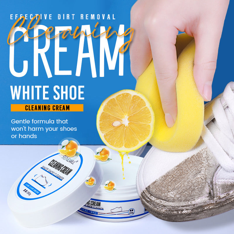 【✅wytrzeć do białości】Krem do czyszczenia białych butów