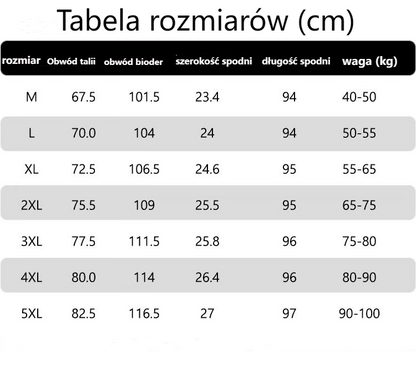 Męskie szybkoschnące spodnie ze stretchem