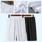 Męski 2-częściowy zestaw Ice Silk Tank & Shorts z dekoltem w szpic